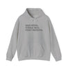 Read Books. Cuddle Cats. Fight Fascists. Hoodie Printify