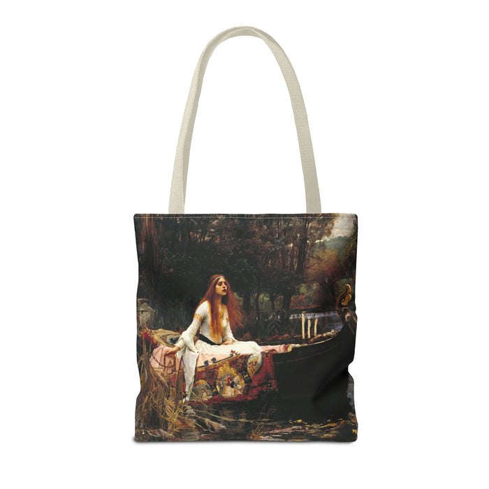 Lady of Shalott Art Tote — Pre-Raphaelite Painting Tote Bag Printify