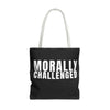 MORALLY CHALLENGED Tote Bag The Untamed Chapter Store