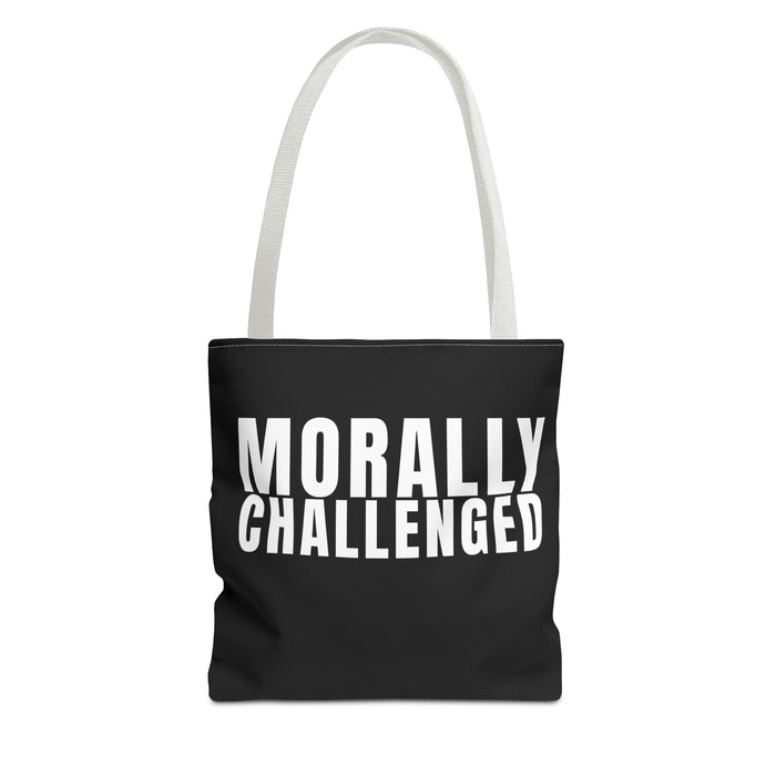 MORALLY CHALLENGED Tote Bag The Untamed Chapter Store