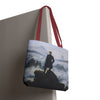 Wanderer Above the Sea Mist Tote Bag – Classic Dark Academia Art Tote Printify