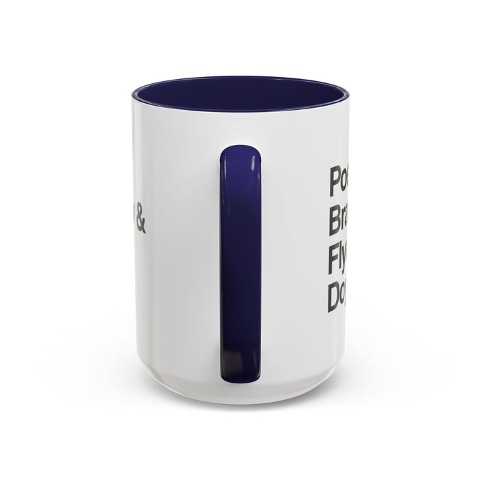 Coffee Mug — Minimalist Names Design (Poe & Bradshaw & Flynn & Doyle) Printify