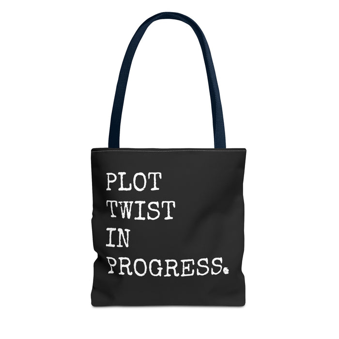 Plot Twist In Progress Tote Bag The Untamed Chapter Store