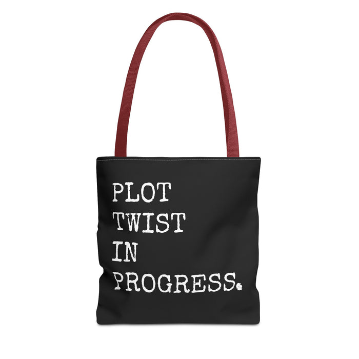 Plot Twist In Progress Tote Bag The Untamed Chapter Store