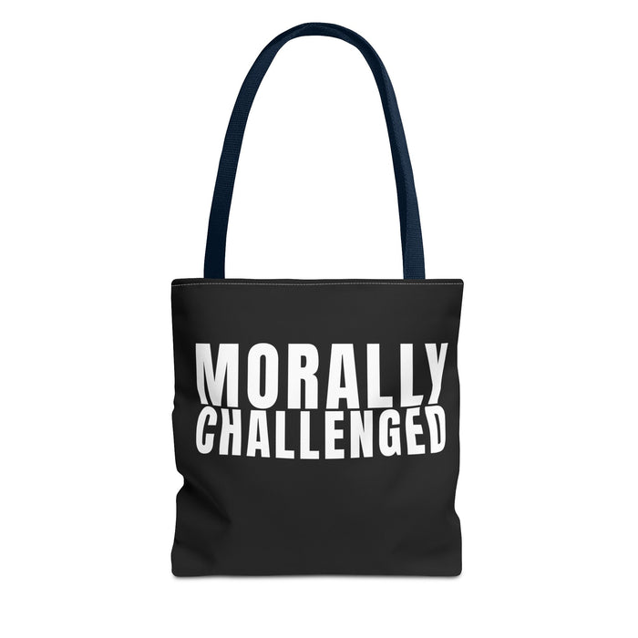 MORALLY CHALLENGED Tote Bag The Untamed Chapter Store
