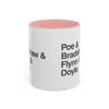 Coffee Mug — Minimalist Names Design (Poe & Bradshaw & Flynn & Doyle) Printify