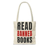 Read Banned Books Cream Tote Bag Printify