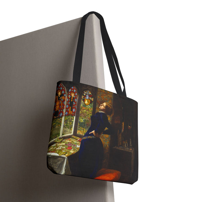 John Everett Millais's Mariana (1851) All-Over Print Tote Bag Printify