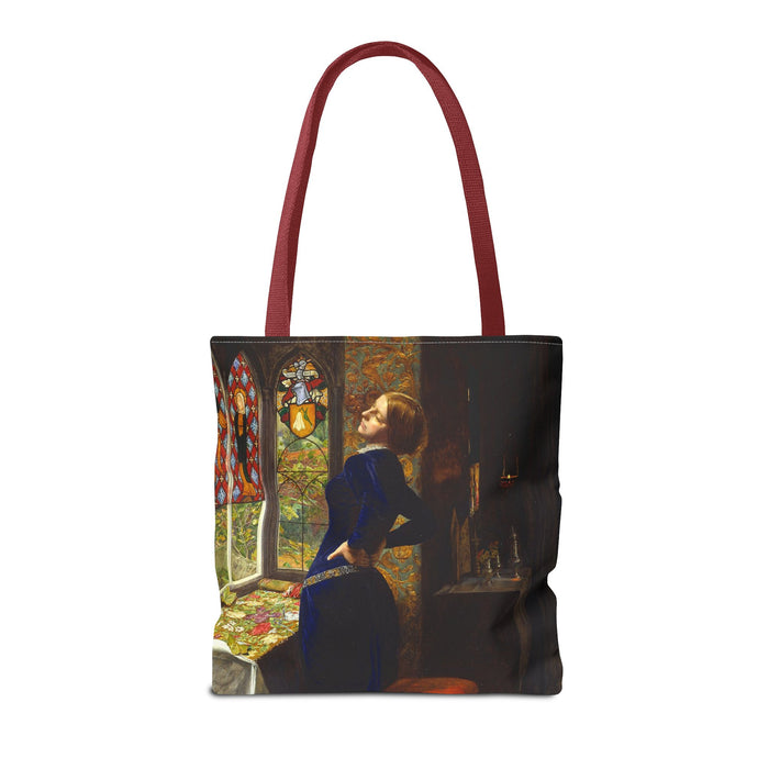 John Everett Millais's Mariana (1851) All-Over Print Tote Bag Printify