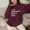 MW Craven Official Merchandise Poe & Bradshaw & Flynn & Doyle Hoodie Printify