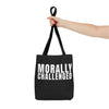MORALLY CHALLENGED Tote Bag The Untamed Chapter Store