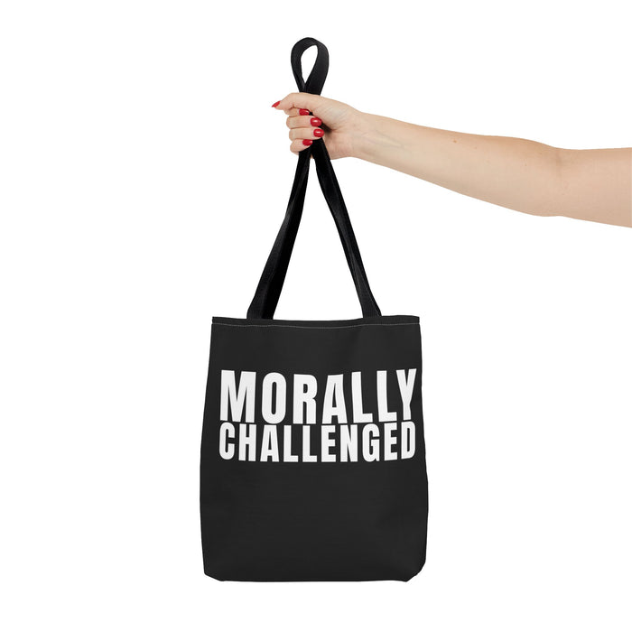 MORALLY CHALLENGED Tote Bag The Untamed Chapter Store