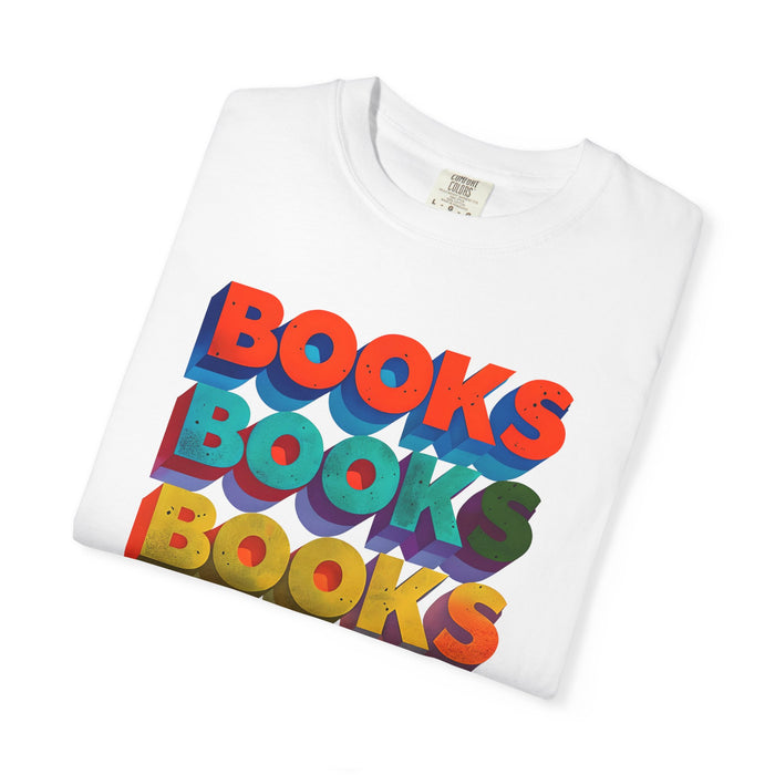 Vibrant BOOKS Typography T-shirt The Untamed Chapter Store