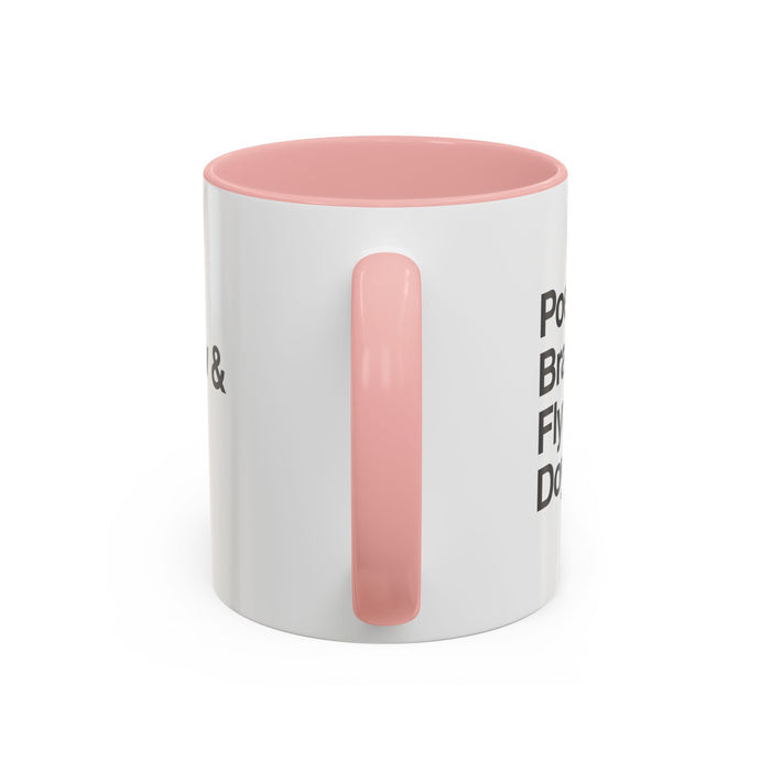 Coffee Mug — Minimalist Names Design (Poe & Bradshaw & Flynn & Doyle) Printify