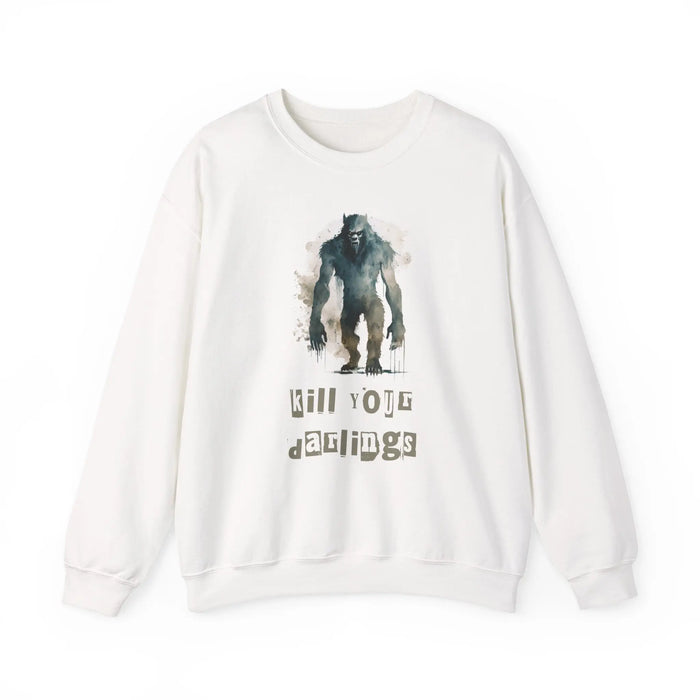 White Kill Your Darlings Wolfman Sweatshirt
