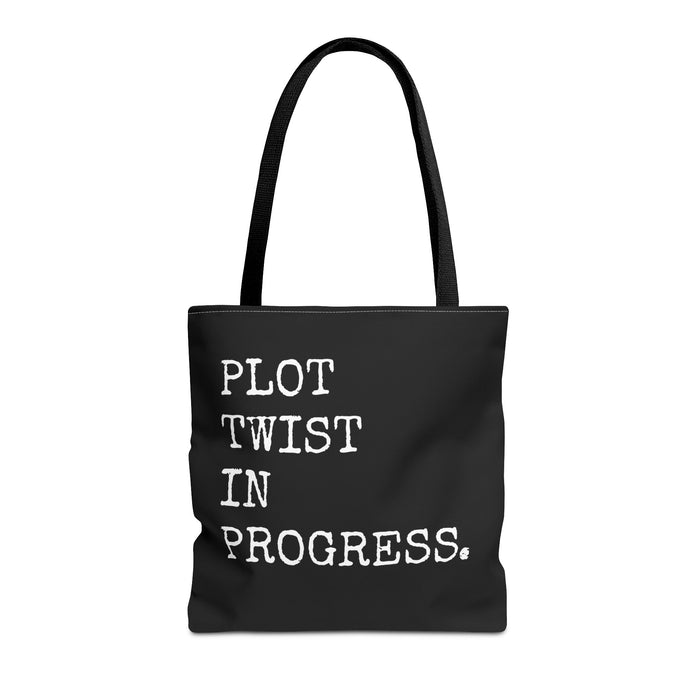 Plot Twist In Progress Tote Bag The Untamed Chapter Store