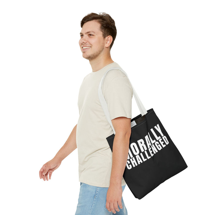MORALLY CHALLENGED Tote Bag The Untamed Chapter Store