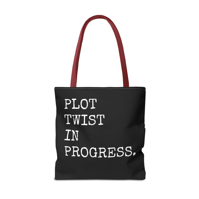 Plot Twist In Progress Tote Bag The Untamed Chapter Store
