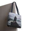 Wanderer Above the Sea Mist Tote Bag – Classic Dark Academia Art Tote Printify