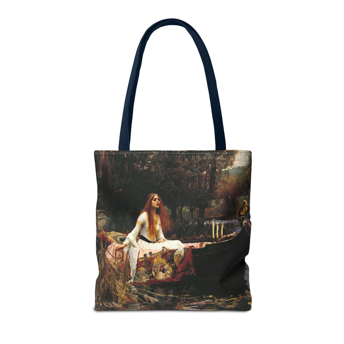 Lady of Shalott Art Tote — Pre-Raphaelite Painting Tote Bag Printify