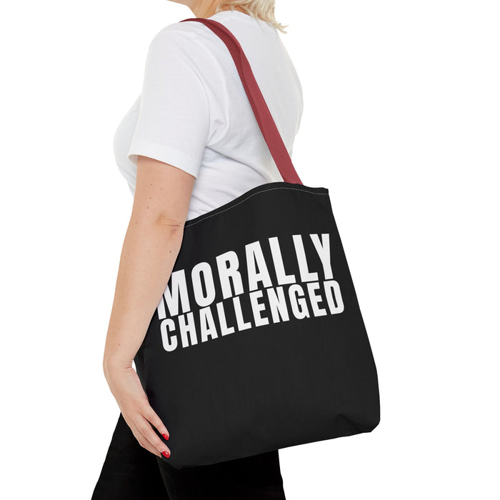 MORALLY CHALLENGED Tote Bag The Untamed Chapter Store