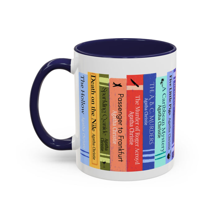 Agatha Christie Bookshelf Accent Coffee Mug The Untamed Chapter Store
