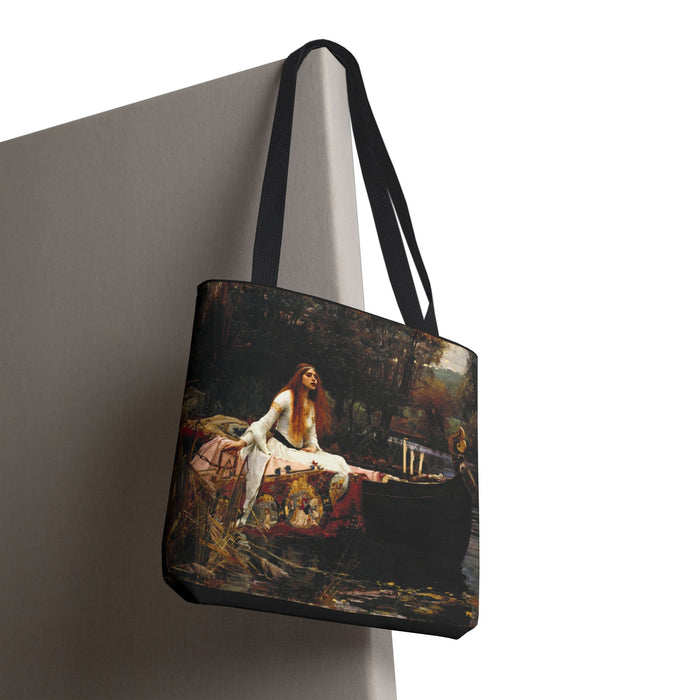Lady of Shalott Art Tote — Pre-Raphaelite Painting Tote Bag Printify