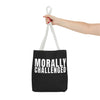 MORALLY CHALLENGED Tote Bag The Untamed Chapter Store