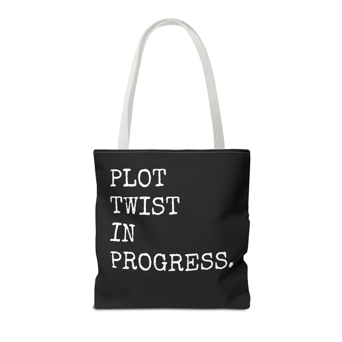 Plot Twist In Progress Tote Bag The Untamed Chapter Store