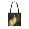 Robert Louis Stevenson Memorial Angel Tote Bag | Dark Academia | Book Bag Printify