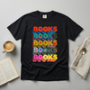Vibrant BOOKS Typography T-shirt The Untamed Chapter Store