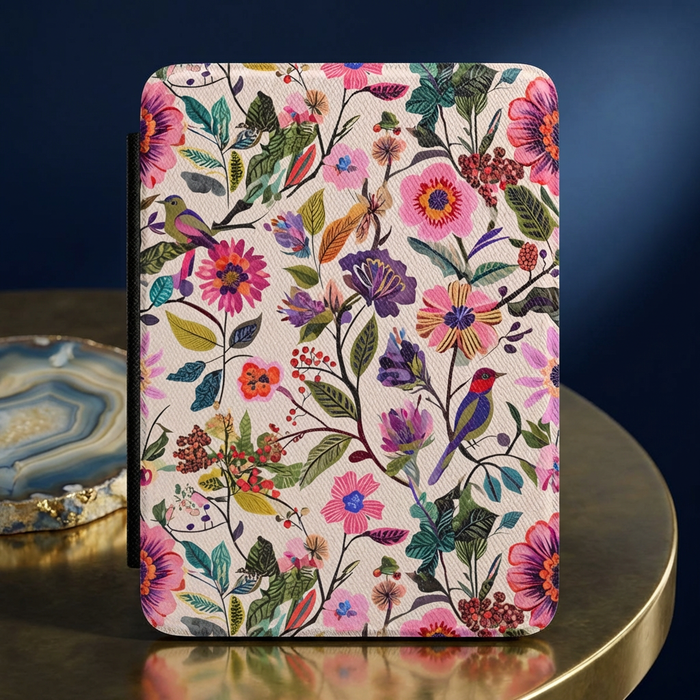 Vintage Bird and Blossom Kindle Case The Untamed Chapter Store