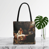 Lady of Shalott Art Tote — Pre-Raphaelite Painting Tote Bag Printify