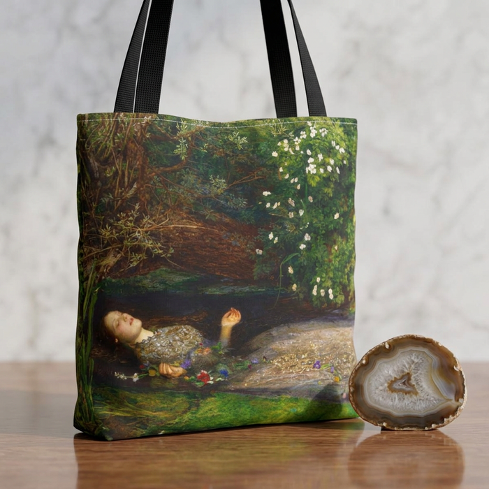 John Everett Millais's Ophelia (ca. 1851) Tote Bag Printify