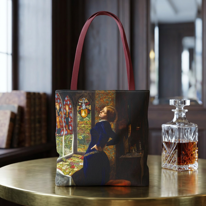 John Everett Millais's Mariana (1851) All-Over Print Tote Bag Printify