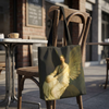 Robert Louis Stevenson Memorial Angel Tote Bag | Dark Academia | Book Bag Printify