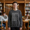 Dark academia sweatshirt characters crewneck | Richard and Henry and Bunny and Francis and Charles and Camilla Printify