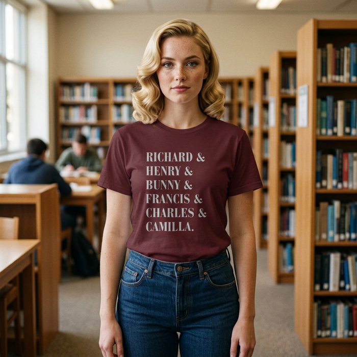 The Secret History character t-shirt | dark academia tee | literary merch Printify