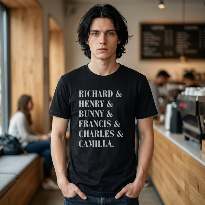 The Secret History character t-shirt | dark academia tee | literary merch Printify
