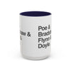 Coffee Mug — Minimalist Names Design (Poe & Bradshaw & Flynn & Doyle) Printify