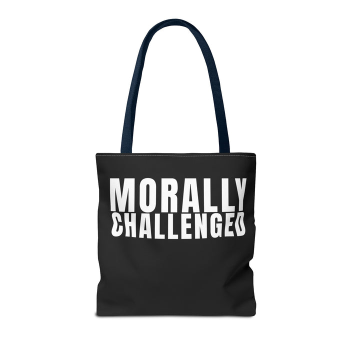 MORALLY CHALLENGED Tote Bag The Untamed Chapter Store