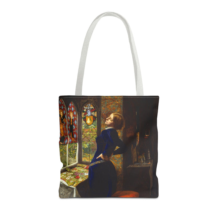 John Everett Millais's Mariana (1851) All-Over Print Tote Bag Printify