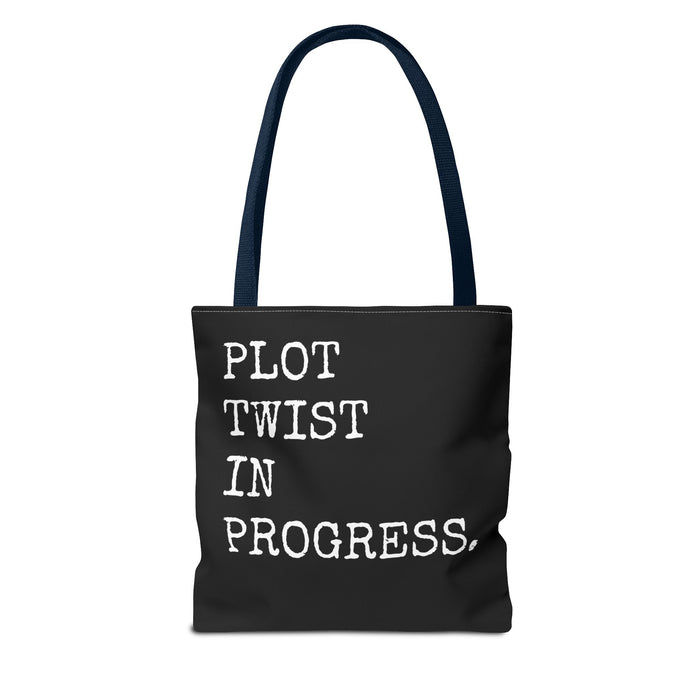 Plot Twist In Progress Tote Bag The Untamed Chapter Store