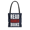 Read Banned Books Black Tote Bag Printify