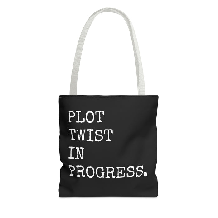 Plot Twist In Progress Tote Bag The Untamed Chapter Store