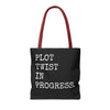 Plot Twist In Progress Tote Bag The Untamed Chapter Store