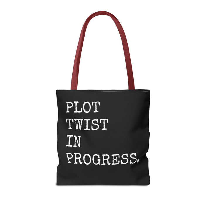 Plot Twist In Progress Tote Bag The Untamed Chapter Store