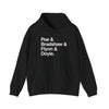MW Craven Official Merchandise Poe & Bradshaw & Flynn & Doyle Hoodie Printify