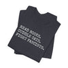 Read Books. Cuddle Cats. Fight Fascists. T-Shirt Printify