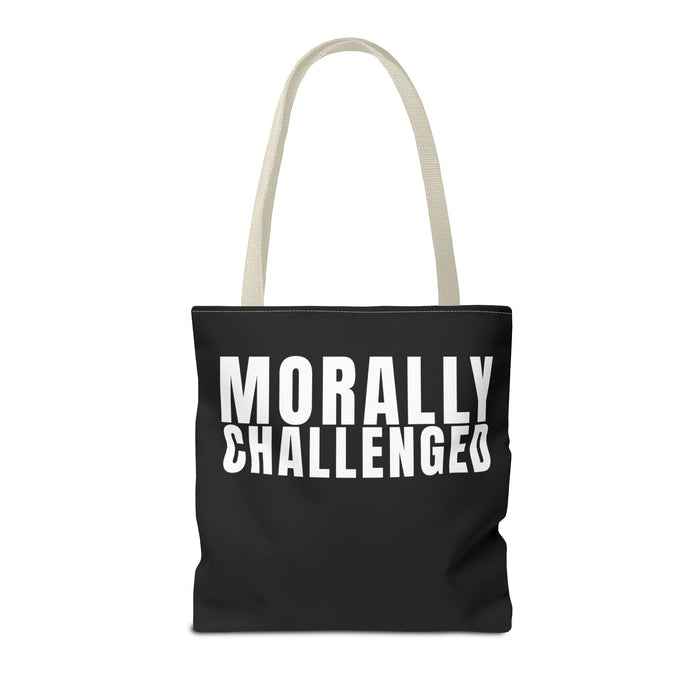 MORALLY CHALLENGED Tote Bag The Untamed Chapter Store